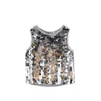 ราคา เสื้อเชิ้ตผ้าชีฟองเลื่อมเงิน H&M ของแท้สําหรับเด็กทารก (54604028238)