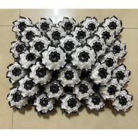 ราคา เหรียญโปรยทานงานขาวดำ ดอกบัวดาว (งานตัวเปล่า) (42775380777)