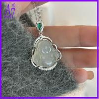 ราคา หรูหรา High-End สีขาว Chalcedony Maitreya พระพุทธรูปสร้อยคอผู้หญิง RXW2092 (56204707144)