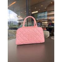 ราคา ชาแนล กระเป๋าโบว์ลิ่ง ทำจากหนังวัวคาเวียร์ สไตล์ยุโรป (45554367012)