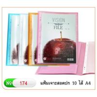 ราคา แฟ้มเจาะโชว์เอกสาร A4 10ไส้ ROBIN no.174 (แพ็ค 1 โหล) (3292853900)