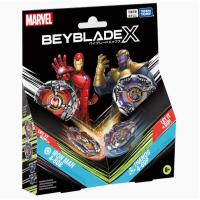 ราคา Takara Tomy BEYBLADE X Marvel Iron Man 4-80B และ Thanos 4-60P Action Figure ของเล่น (24445776860)