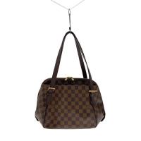 ราคา LOUIS VUITTON Handbag Belem MM_Damier Ebene PVC Brown Direct from Japan Secondhand (42477695787)