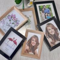 ราคา ส่งจากไทย กรอบรูป กรอบรูปไม้ คอมโพสิต มีขาตั้งโต๊ะ รูแขวน แบบเรียบ วางได้แนวตั้ง-นอน ใส่ภาพ (29330391253)