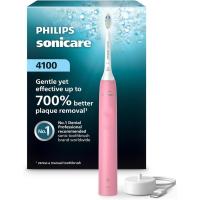 ราคา แปรงสีฟันไฟฟ้า Philips Sonicare 4100 Series - แปรงสีฟันโซนิคพร้อมเทคโนโลยีโซนิคขั้นสูง เซ็นเซอร์แรงดัน การตั้งค่าความเข้มสองระดับ จับเวลา & Quadpacer สีชมพูลึก รุ่น H (43728005513)