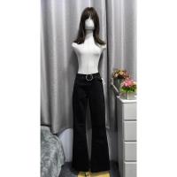 ราคา Pimkie flare low waist กางเกงยีนส์เอวต่ำขาม้าปลายขาตัด (42009968005)