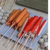 ราคา โมเดลฮอทดอกใหญ่ ปูอัดใหญ่ ลูกชิ้นหมู เสียบไม้ทำจากเรซิ่น (21667528261)