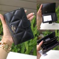 ราคา Coach Medium Zip Around Wallet In Quilted Leather (312732040)