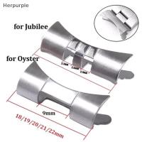 ราคา Herpurple 1 PC สแตนเลสแบนปลายโค้งสายนาฬิกาเชื่อมต่อ 14/15/16/17/18/19/20/21/22/23/24 มม.โลหะ Band Link Connector TH (28020472791)