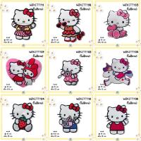 ราคา ผ้าปริ้นลาย ตัดขอบ ไม่มีกาว สำหรับติดกาวหรือเย็บ รูปแมว ไซส์ 15 เซน อุปกรณ์ตกแต่งกระเป๋าสาน กระจูด ผ้า DIY (40612713465)