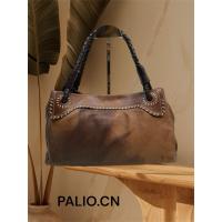 ราคา Palio.Cn Genuine leather of europe / ITALY สไตล์วินเทจสภาพสวย (24235802393)