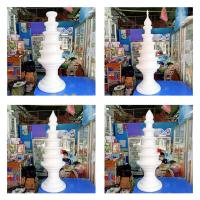 ราคา โฟมบายศรี 5ชั้น สูง41นิ้ว ฐาน16นิ้ว มีพุ่มยอด โฟมพานพุ่ม โฟมทำบายศรี โฟมทำพาน โฟมพุ่ม โฟมวงกลม โฟมแผ่น (10908174403)