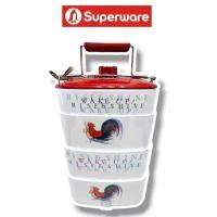 ราคา ปิ่นโตซุปเปอร์แวร์ ลายไก่ ปิ่นโตเมลามีนแท้ Superware ตรานกเพนกวิน (1867332857)