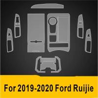 ราคา  For 2019-2020 Ford Ruijie Interior Accessories film transparent TPU Gear Panel Center Console Anti (51253575370)