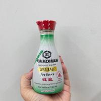 ราคา fl kikkoman les salt soy sauce 150 ml. ซอสถั่วเหลือง สูตร ลดเกลือ (25769875298)