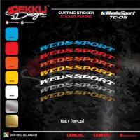 ราคา [อัปเดตขนาด][9.3.2021] สติ๊กเกอร์ WEDSPORT TC05 1SET (8 ชิ้น) (40825780347)