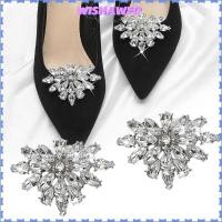 ราคา คลิปรองเท้าสวารอฟสกี้เงางาม สำหรับเพิ่มความสวยงามให้รองเท้าเจ้าสาวและกระเป๋า พร้อมใช้งานกับรองเท้าส้นสูง (40865058631)