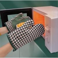 ราคา HIJAU YUEW 1 ชุด 2 ชิ้นถุงมือเตาอบซิลิโคนกล่องสีเขียว Anti-Heat ทําอาหาร Handle ถุงมือทนความร้อน (48052354530)