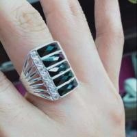 ราคา แหวนนิล ตัวเรือนเงินแท้ 92.5 % (6526817742)