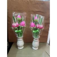 ราคา แจกันดอกบัวประดิษฐ์ดินญี่ปุ่น (23327180622)