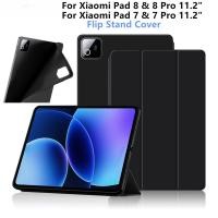 ราคา Smat สําหรับ Xiaomi Pad 8 2025 11.2 นิ้ว PU หนัง Tri-พับฝาครอบแม่เหล็ก Funda สําหรับ Xiaomi Mi Pad 8 MiPad 8 Pro 2025 กรณี (46303237202)