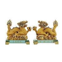 ราคา มังกรถุงทองชูแก้วทองทรายสูง5นิ้ว (635311803)