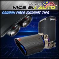 ราคา Akrapovic ดีไซน์คาร์บอนไฟเบอร์สะท้อนแสง Matte ท่อไอเสียปลายตรง Eks Kereta ท่อไอเสียท่อปลาย (50604656620)