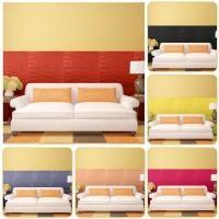 ราคา ⊕☫✺wallpaper ติดผนังสีพื้น วอลเปเปอร์ วอลเปเปอร์ติดผนัง หนา 4 มม. 70*77cm วอลเปเปอร์ติดผนัง 3d wallpaper ลายอิฐ กันกระแท (11018522691)