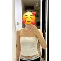 ราคา กล้ามสายเดี่ยวสีขาว (19086013064)