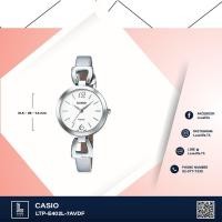 ราคา Casio Standard นาฬิกาข้อมือสตรี สายหนัง รุ่น LTP-E402L-7AVDF - สีเงิน