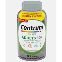 ราคา Centrum Silver Adults 50+ - Multi Vitamin - 325 Tablets (41576127284)