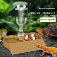 ราคา อ่างอาหารน้ํา เต่า อ่างน้ํา Lizard Gecko Horned Frog เต่าน้ํากึ่งดื่มอัตโนมัติ Foun (41627672731)