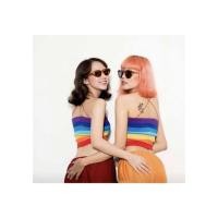 ราคา 100฿ พร้อมส่ง!! สายเดี่ยวสีรุ้ง (1308022296)