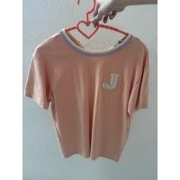 ราคา เสื้อยืด Jaspal สีส้ม ตัดขอบคอเสื้อสีเหลือง-ม่วง size xs ของแท้ 100% มือสอง (45154864885)