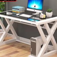 ราคา Hot ใหม่โต๊ะคอมพิวเตอร์ครัวเรือน Simple Modern Economy โต๊ะคอมพิวเตอร์โต๊ะกระจกนิรภัยโต๊ะ Study De (29810267254)
