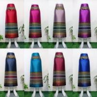 ราคา ไหมสังเคราะห์ทอลายทอเครื่อง ผ้าถุงสำเร็จ ผ้าซิ่นไหมกระโปรงผ้าไทย (5867557259)