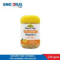 ราคา NATURE'S WAY VITAMIN C VITA GUMMIES FOR ADULTS, 120'S เนเจอร์สเวย์ ไวตามินซี เยลลี่วิตามิน สำหรับผู้ใหญ่ ขนาด 120 เม็ด (8514526995)