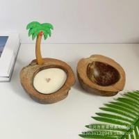 ราคา ️เทียนหอมธรรมชาติจากเวียดนาม ทำจากกะลามะพร้าวทั้งซีก! แบบหล่อในกะลา|ชุดขวดกะพร้าวสุดครีเอท ของขวัญของตกแต่งหอม (57552655735)