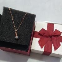 ราคา สร้อยคอ พิ้งค์โกลด์ 14 k (29106548802)
