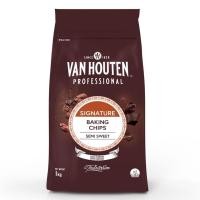 ราคา Vanhouten Semi Sweet Baking ดาร์กช็อกโกแลตชิพ แวนฮูเต็น ขนาด 1 Kg (29426714943)