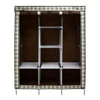 ราคา GALAXY ตู้เสื้อผ้า 3 บล็อค พร้อมผ้าคลุม รุ่น AYY-6636-5 (สีน้ำตาล) (483950214)