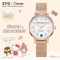 ราคา ZGO x Sanrio HelloKitty นาฬิกาข้อมือผู้หญิง โรสโกลด์ กันน้ำได้ 100% นาฬิกาข้อมือควอทซ์ ของขวญั ปีใหม่ พร้อมกล่องสุดหรู 2081 (25758724152)