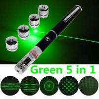 ราคา เลเซอร์ความแสงสูง เลเซอร์แสงเขียว ปากกาเลเซอร์ 5in1/1in1 Green laser Red laser ปากกาเลเซอร์ (14797739763)