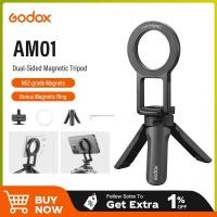 ราคา Godox AM01 ขายึดแม่เหล็กสองด้านพร้อมกล้องอะแดปเตอร์รองเท้าเย็นที่วางขาตั้งกล้องแม่เหล็กสําหรับโทรศัพท์มือถือสําหรับไฟ LED MA5R (57852753085)