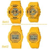 ราคา G-Shock and Baby-G SLV-22A-9A and SLV-22B-9: Honey-themed Summer Lover’s Collection Sets for 2022 ของแท้ 100%ประกัน 1 ปี (43663865972)