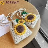ราคา เจโรมี มือถักกระเป๋า,ดอกทานตะวัน เชือกรูด ดอกทานตะวันกระเป๋าสะพาย,กระเป๋าสะพาย เชือกรูด ถักแฮนด์เมดแปลกดอกทานตะวันถักกระเป๋าสา (52003968525)