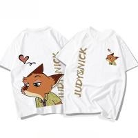 ราคา เสื้อยืดพิมพ์ลายสัตว์น่ารัก สไตล์ลำลอง ทำจากผ้าฝ้ายแท้ คอรอบแขนสั้น มีให้เลือกทั้งหมดขนาด unisex (51552317480)