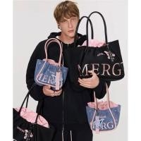 ราคา พร้อมส่ง merge a day bag x super sun สีดำชมพู แท้100% (29684283296)