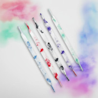 ราคา 2 ชิ้น รองเท้าแตะกีฬาสีน้ําสําหรับผู้ชายและผู้หญิง รองเท้าแตะหลากสีพร้อมสายคาดสีหมึกสาด (44600210938)