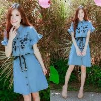 ราคา เดรสเชิ้ตกระดุมหน้า (519699170)